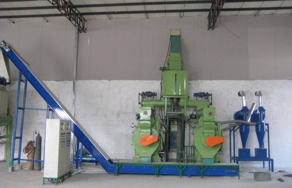 ring die sawdust pellets mill production line